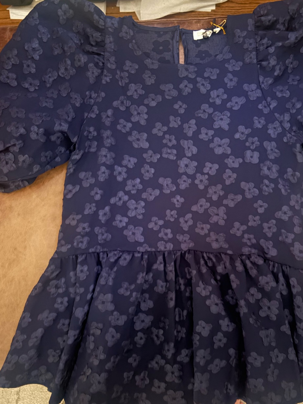 STINE GOYA Liw Jacquard Peplum Blouse - Picture 6 of 7